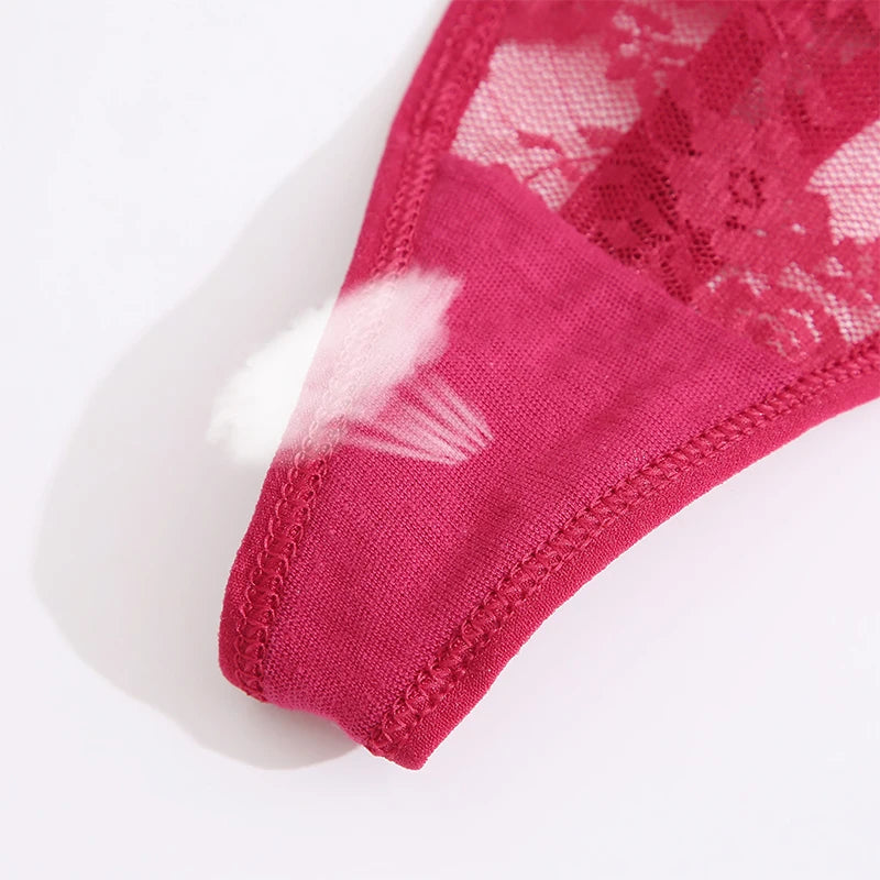 Pack 5 Tangas Encaje Floral - Lencería Femenina